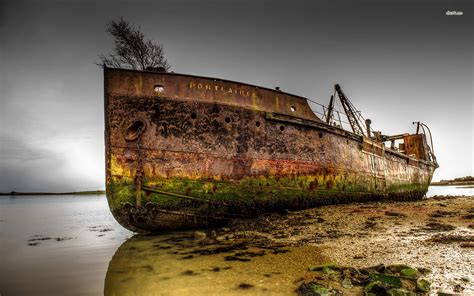 the derelict ship